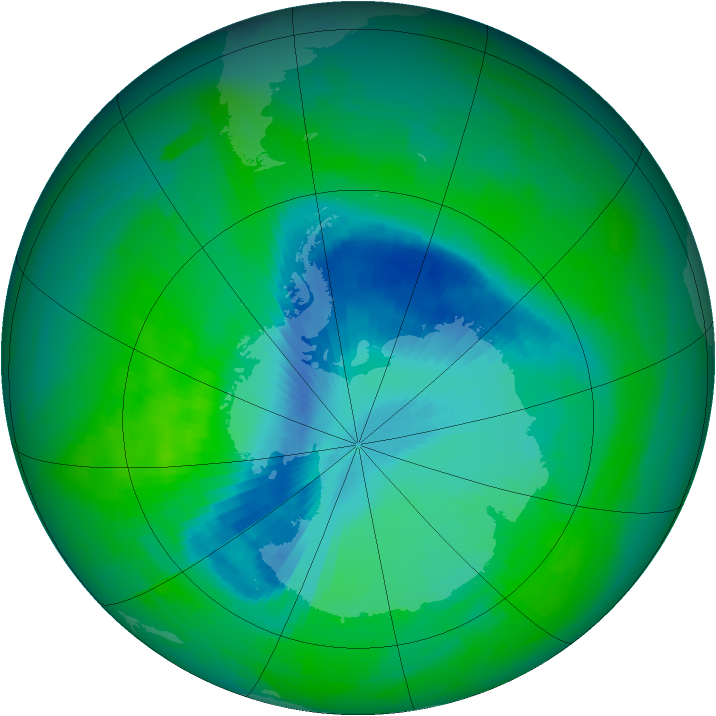 Ozone Map 1989-12-02